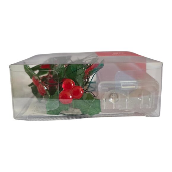 NEW Pier 1 Imports Glimmer Strings Flexible LED Lights Holly Berry 10 Lights 5" - Picture 7 of 7